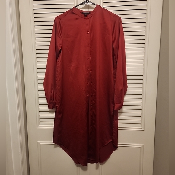 Eileen Fisher  Tunic Long Sleeve Shirt - Picture 1 of 13